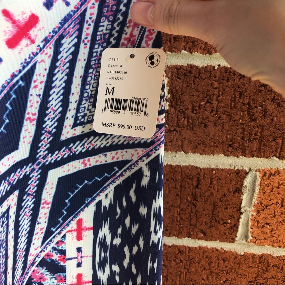 Free People Movement Ashford High Rise Lose Control Leggings Sz M —#038 - Picture 4 of 16
